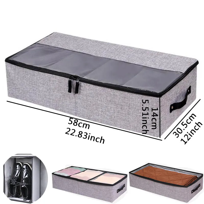 Для Хранения нижнего белья, бюстгальтеров коробка нетканый шкаф с выдвижными ящиками органайзер для контейнер шарф носок мульти-размер - Цвет: 1PC Dark gray