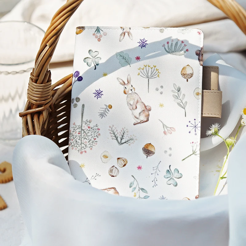 Примечание для DIY My Diary Journal Обложка милый цветок животных тематический костюм для стандартной подгонянной бумажной книги A5/A6