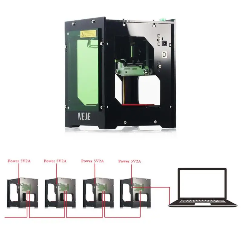 NEJE KZ 3000mw DIY деревянный маршрутизатор Настольный мини CNC лазерный гравировальный станок