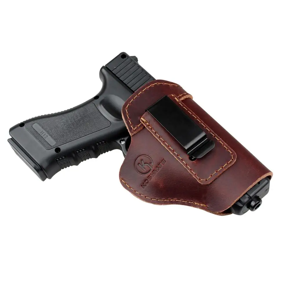 Кобура Kosibate для кожаного пистолета Taurus G2C Sig Sauer P226 SP2022 Glock 17 19 21 23 26 Beretta 92 скрытая
