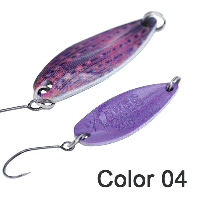 2020 New Trout XY Insects Spoon lURE 2.5g 3.5g Stream Winter Small