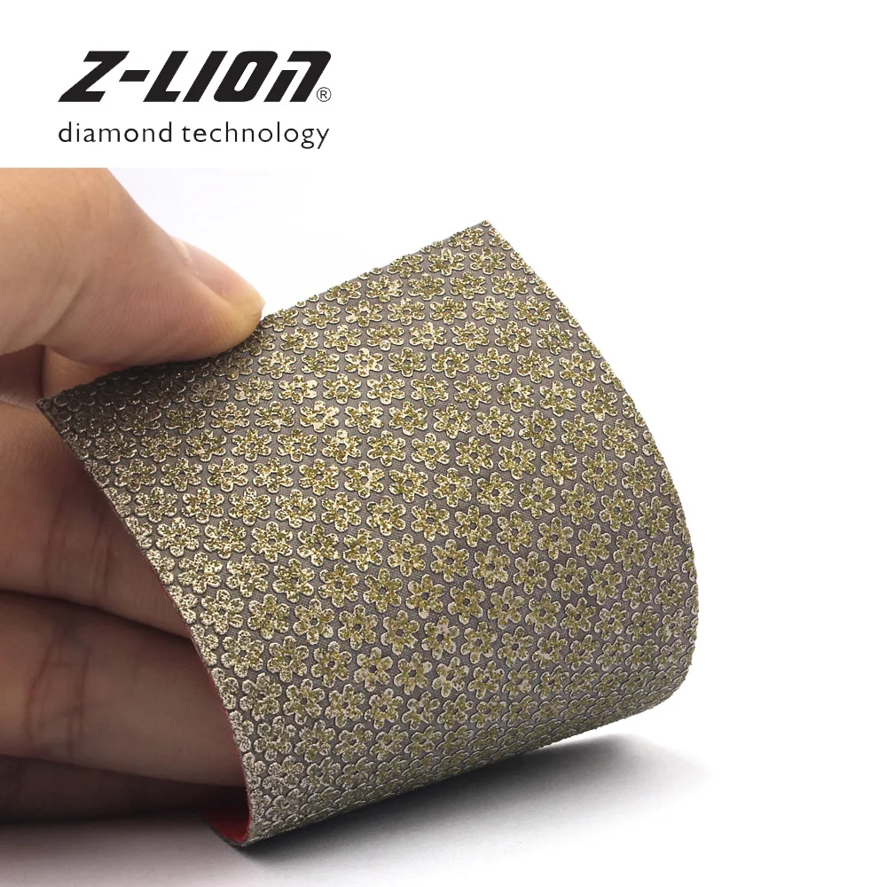 Z-LION 2 шт. алмазная шлифовальная наждачная бумага 90*55 мм гальванический абразивный шлифовальный лист стекло керамический камень ручной инструмент для полировки
