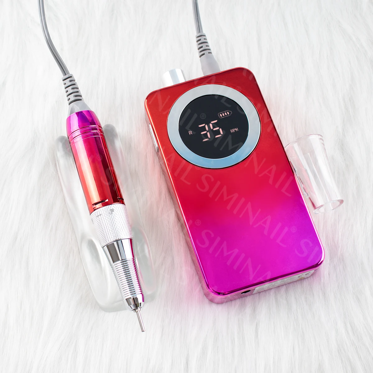 35000rpm Cordless Portable Electric Nail Drill Machine Rechargeable e file Manicure Pedicure 808G2 5