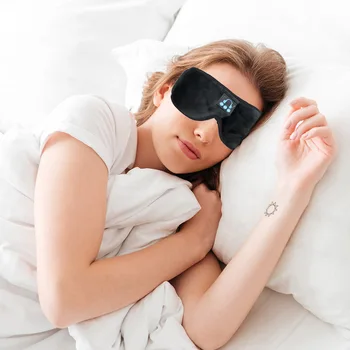 

Bluetooth Sleep Eye Mask Cover Lightness and Portability No Space Occupy Music Night Eyepatch Shade for Travel Office Home
