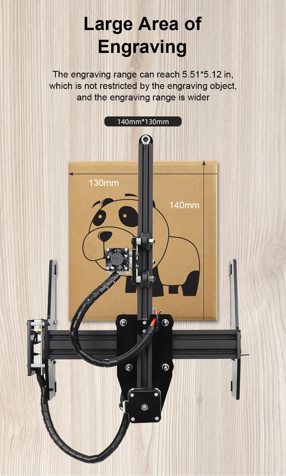 Wainlux Laser Engraver 20W JL4 Laser Engraving Machine Master 2S DIY Logo Mark Printer Cutter Milling CNC Carving Area 140x130mm