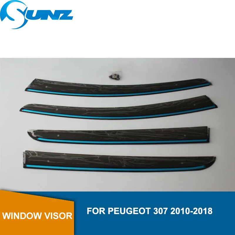 

Side Window Deflectors Of Accessories Window Guard For PEUGEOT 307 2010 2011 2012 2013 2014 2015 2016 2017 2018 SUNZ