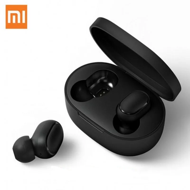 Günstige Xiao mi Red mi Airdots Schwarz Bluetooth Kopfhörer Jugend mi Wahre Drahtlose Bluetooth 5,0 TWS Air Punkte Headset