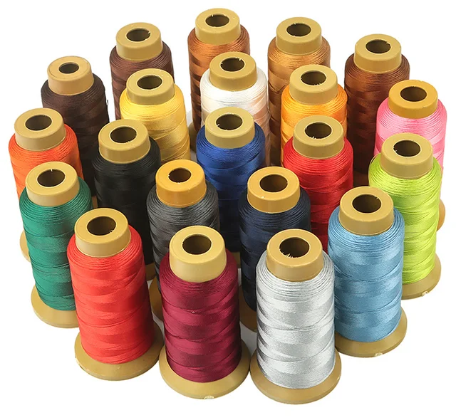 200 Meters Strong Bonded Nylon Sewing Threads 210D/12 For Outdoor Upholstery