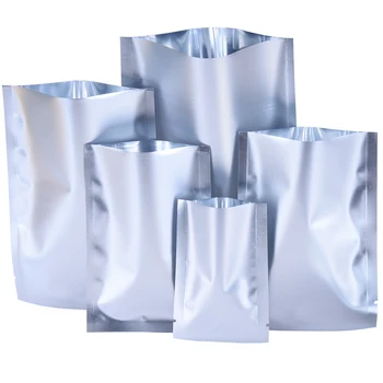 

New Open Top Matt Aluminizing Packaging Bag Powder Food Vacuum Compression Bag High Temperature Cooking Bag Heat Sealing Bags