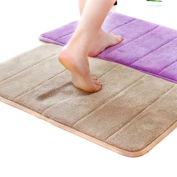 

Soft Memory Foam Bath Mat Non Slip Floor Shower Rug Absorbent for Bathroom Bedroom 40x60cm TB Sale