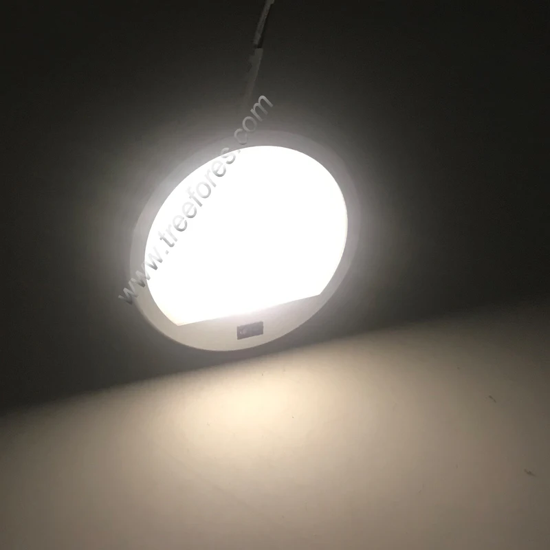 Умное освещение Тонкий 9 мм 5 Вт 12 В светодиодный потолочный светильник ручной прожектор с датчиком инфракрасный нательный датчик активированная лампа