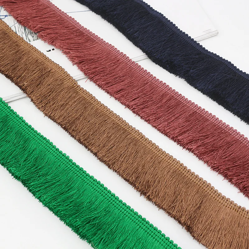 10 Yard 3.5cm Thickened Fringe Lace DIY Handmade Earrings Embroidery Thread Clothing Curtain Pillow Accessories | Дом и сад
