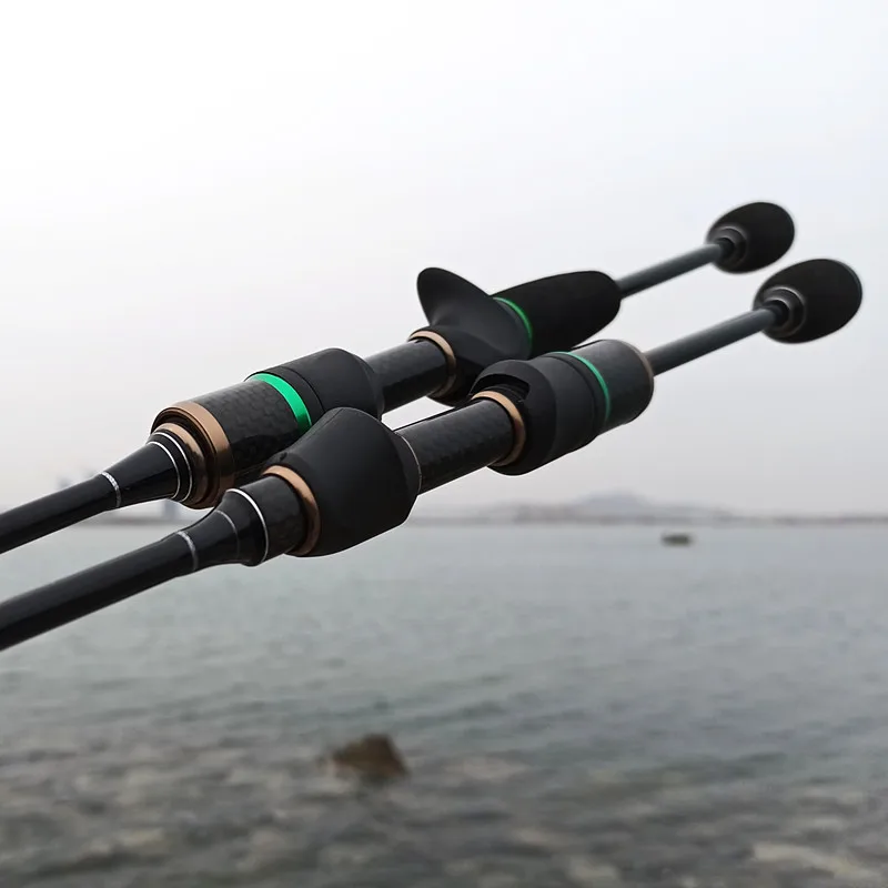 1.5m / 5 feet UL power fast action carbon spinning fishing rod solid tip  casting trout rod super light short Children woman rod