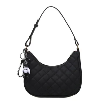 

Solid Diamonds Female Popular Underarm Bag Chain Designer Easy Matching Shoulder Bags for Women 2020