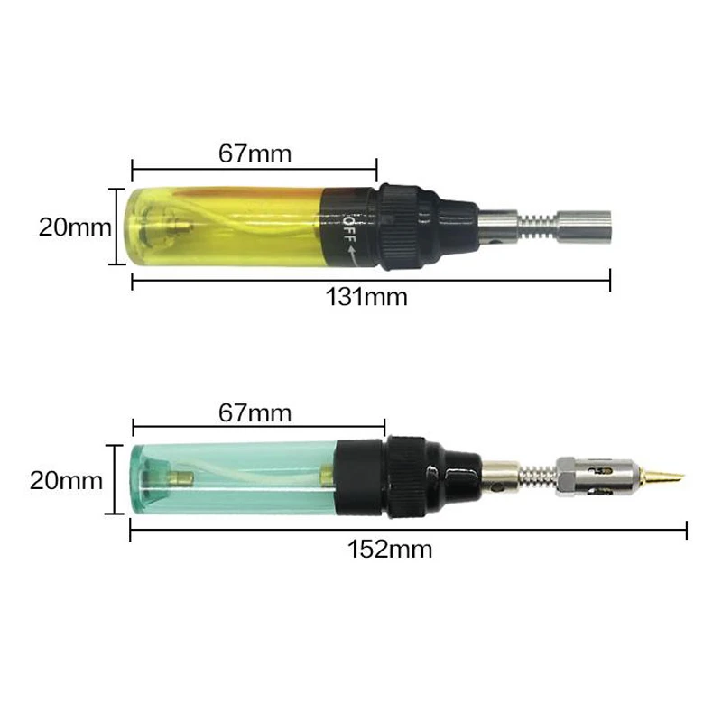 LAMEZIA Portable Gas Iron Pen Type Gas Iron Inflation Form Gas Iron Soldering Iron Burner Welding Hot Flame Tool