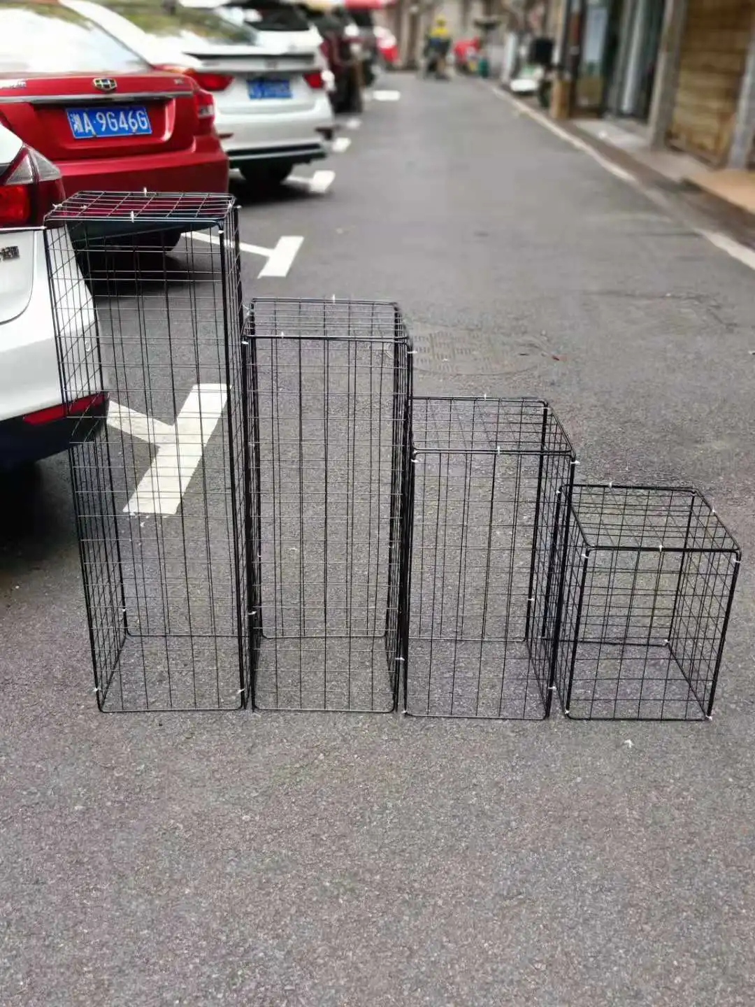 Hochzeit 4 stücke grid sockel Eisen platz hintergrund stand tisch dekoration straße bühne sockel