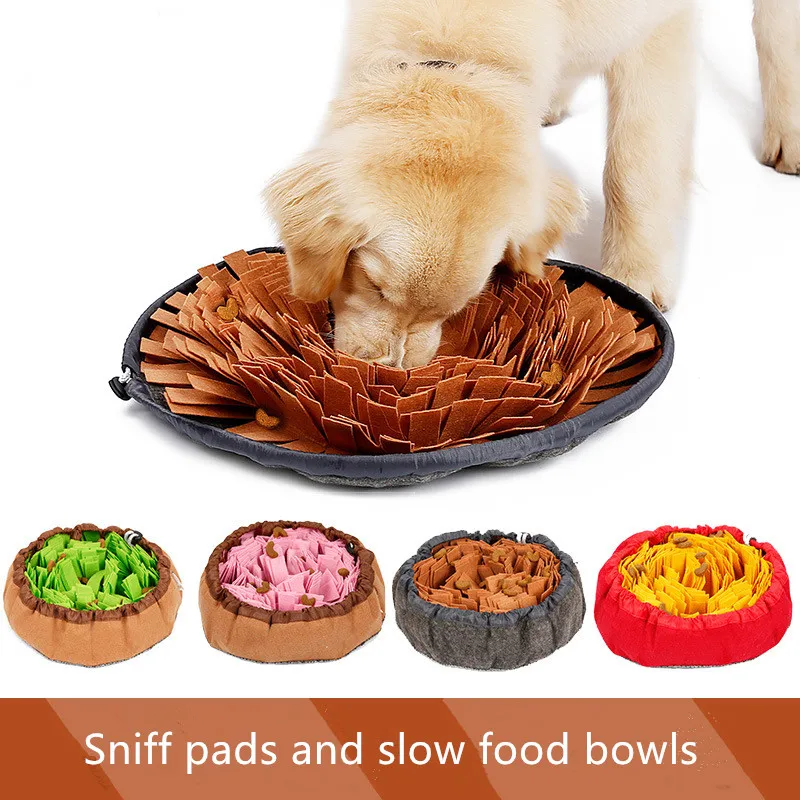 

Pet Sniffing Mat Anti-eating pet bowl Pets consume energy Slow food puzzle blanket Pet toys Sniff training release stress