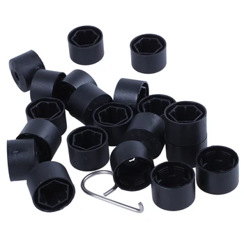 

20 Wheel Nut Bolt Cover Cap 17mm For Volkswagen Golf MK4 Passat Beetle