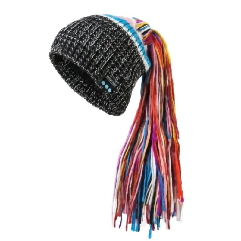 ZX0311B as picture Bluetooth шляпа унисекс для женщин и мужчин мягкие теплые беспроводные наушники Музыкальная шляпа на резинке - Цвет: ZX0311B as picture