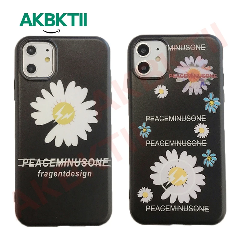 Для iphone 11 Pro Max Модный бренд подсолнух цветок Маргаритка мягкий чехол для телефона