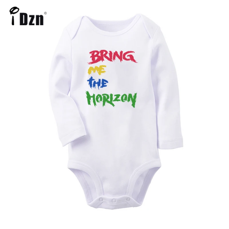 Bring me The horizon Band панк-рок-группа ADICTS, боди для новорожденных, комбинезоны с длинными рукавами для малышей, хлопковая одежда