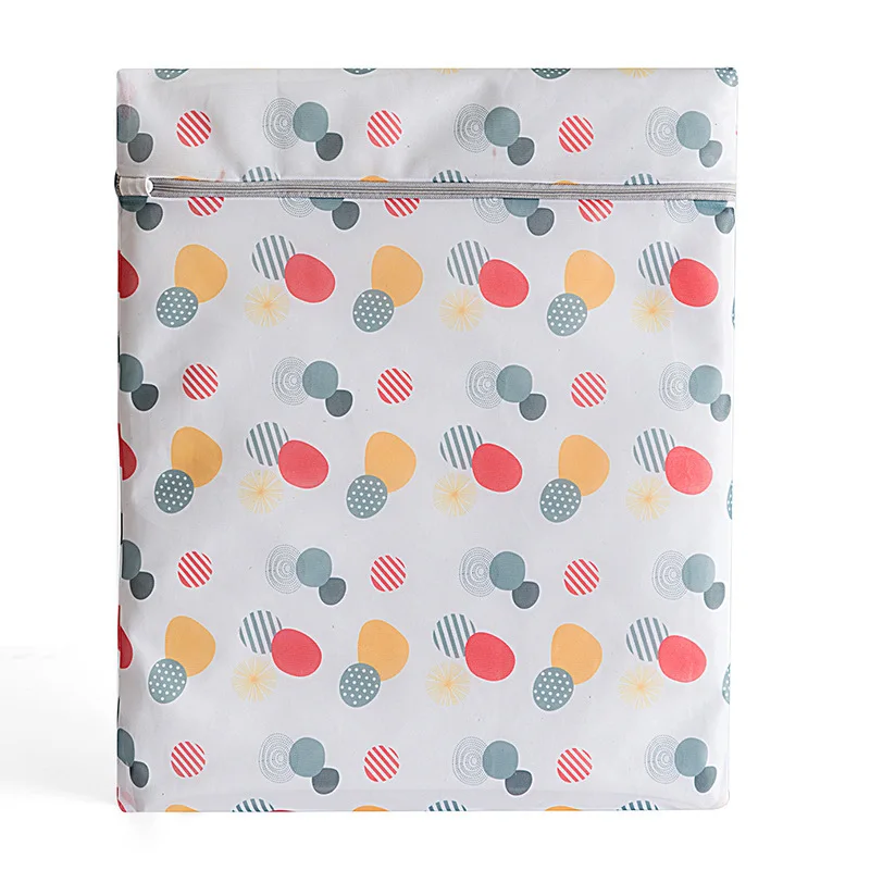 50 x 60 cm Молнии сетки мешки для стирки белья стиральная машина Защитная Сетчатая Сумка для нижнего белья носки складные бар стиральная сумка - Цвет: 50 x 60 cm
