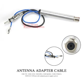 

13-012 ANTENNA ADAPTER CABLE FOR VW/AUDI/OPEL/SKODA/CITROEN/SEAT DIN(m) with phantom power supply (active)