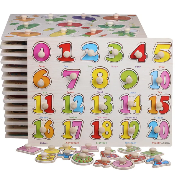 ENLIGHTEN Jigsaw Puzzle детская пластина сцепления деревянная детская деревянная образовательная сила головоломка Когнитивное раннее образование