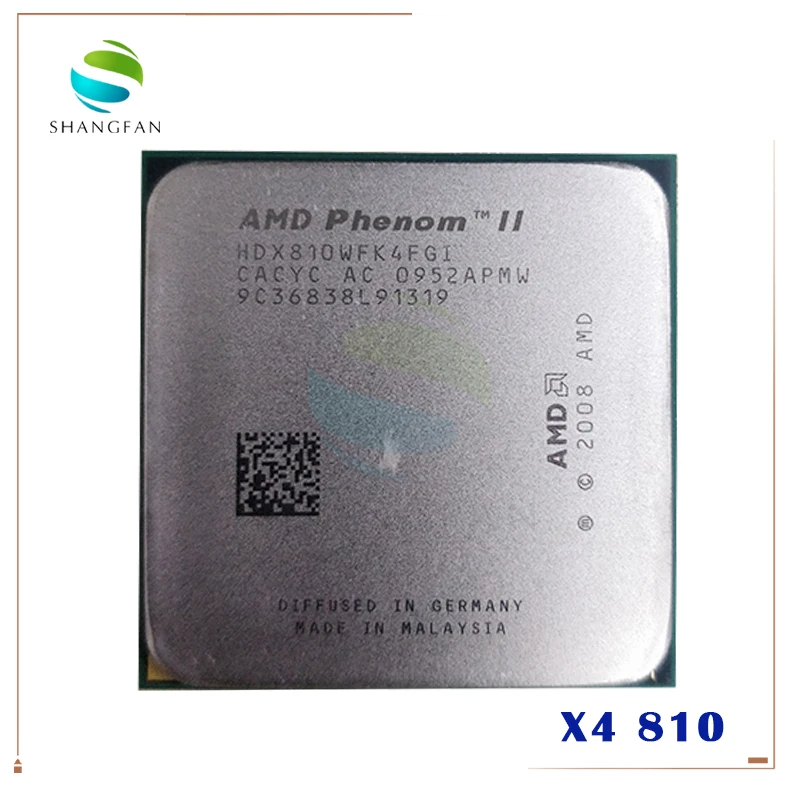 AMD Phenom II X4 810 четырехъядерный процессор для настольного компьютера HDX810WFK4FGI Socket
