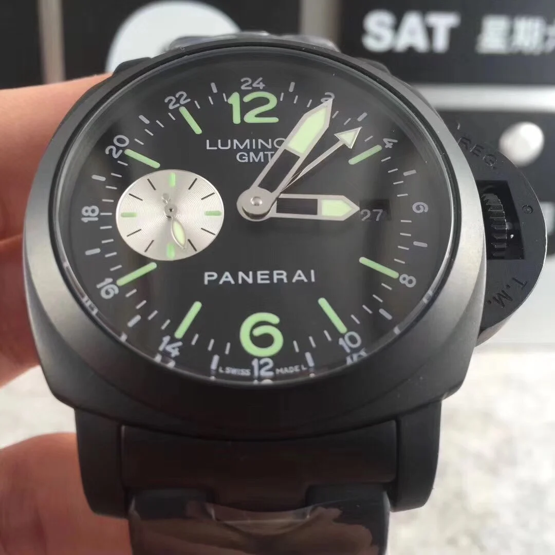 Часы Panerai Luminor Luna Rossa GMT автоматические серый смешанный циферблат PAM0103 | Наручные
