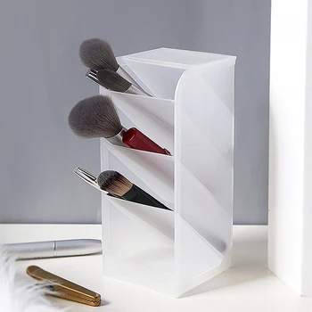 

Plastic 4 layer Cosmetic Organizer Table Storage Box Home Office Desk Remote Ccontrol Stationery Case Rack Accessories Supplies