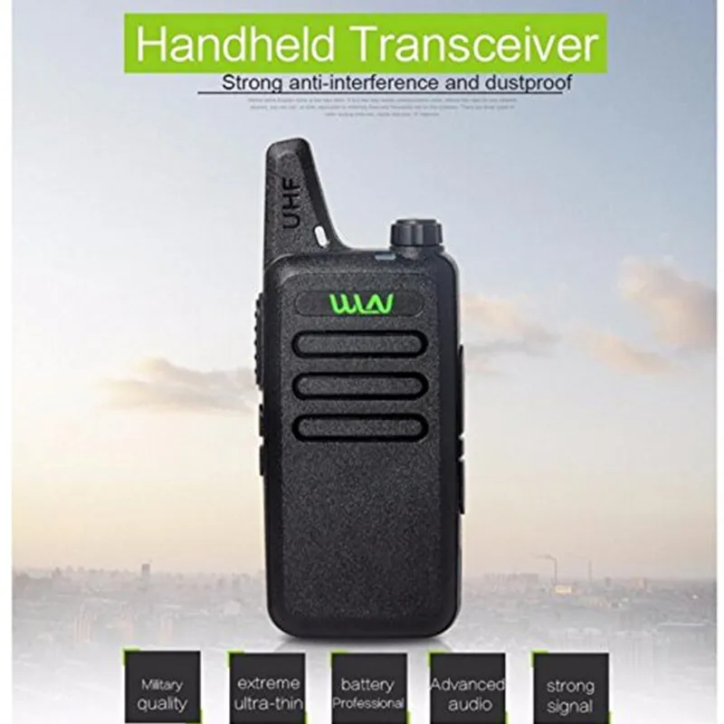 WLN KD C1 Мини Портативный трансивер KDC1 UHF двухсторонний радиопередатчик HF cb