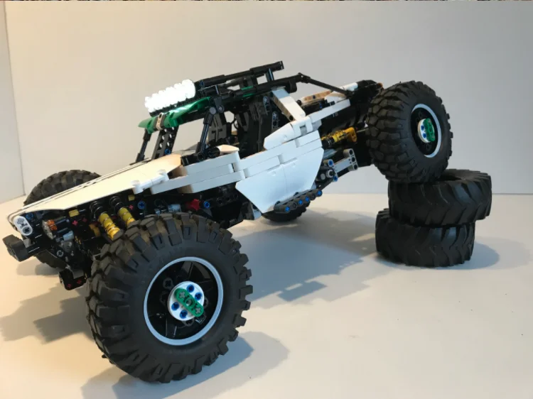 Новое 1912 шт. 4WD радиоуправляемое Багги C1 обновление SUV альпинистская Совместимость с MOC-19517 строительный блок кирпичи дети