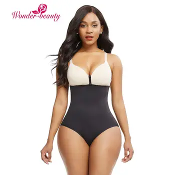 

Tummy Trimmer Slim Waist High Cut Sleek Curves Seamless Panty Close Fitting Solid Color