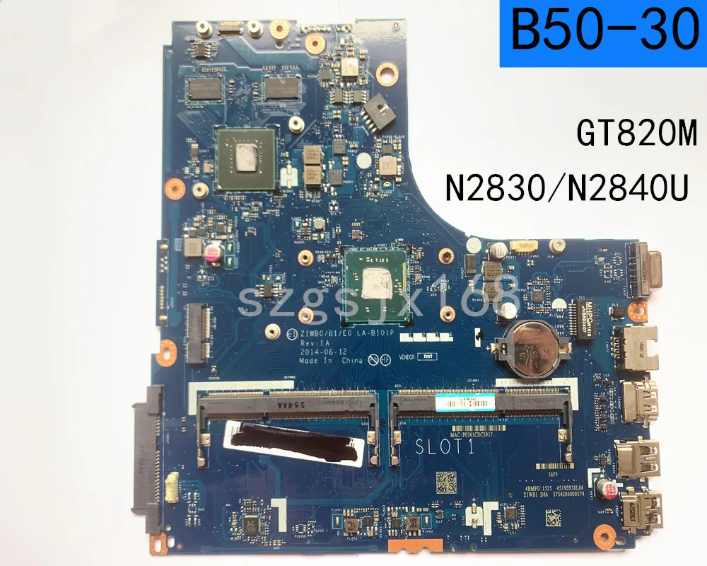 

Для Lenovo B50-30 Laotop материнская плата телефон с процессором N2830/N2840U, GT820M 1G GPU 100% тест
