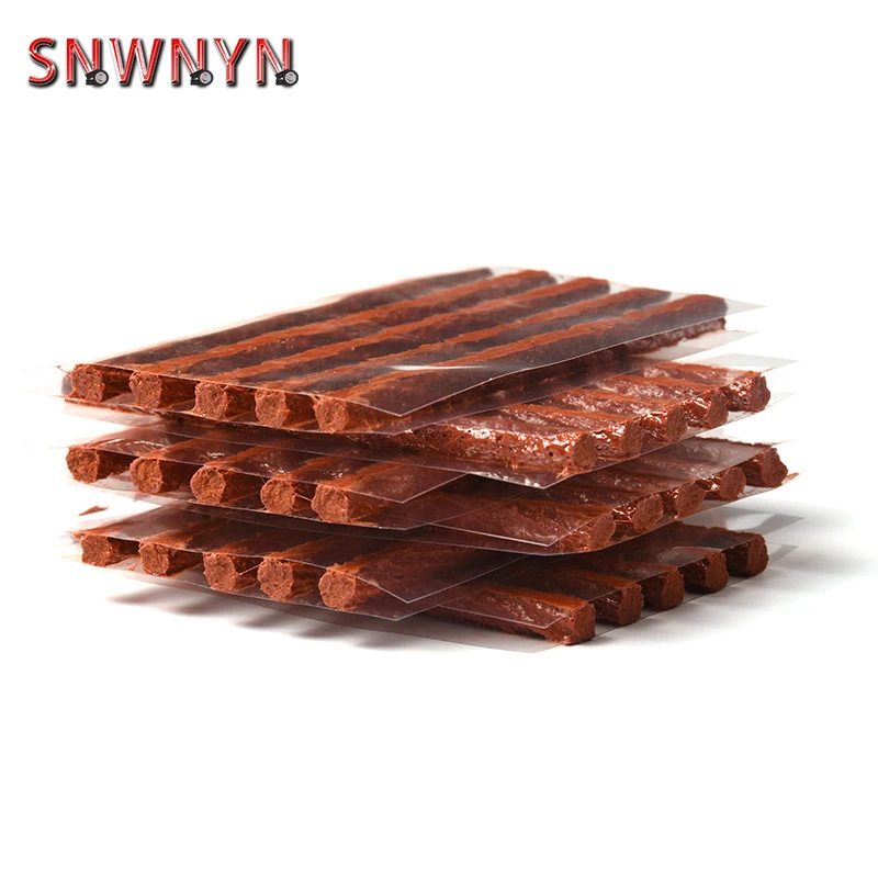 

10pcs/set Strips Stiring Glue for Tyre Puncture Emergency Car Motorcycle Bike Tyre Repairing Rubber Strips Tubeless Tire Repair