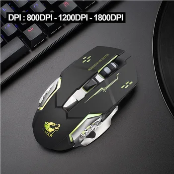 

Professional 2.4GHz 1800 DPI Wireless Optical Gaming Mouse Wireless Mice for PC Gaming Laptops Computer Mouse Gamer