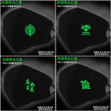 My Hero Academy маска Untamed Lan Wangji Wei Wuxian Tian Guan Ci Fu Fate Arknights Tonari No Totoro светящийся рот Muffle