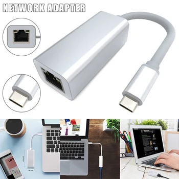 

Type-C to RJ45 Networks Adapter Fast Transmisson 100M Laptop Networks Converter PUO88
