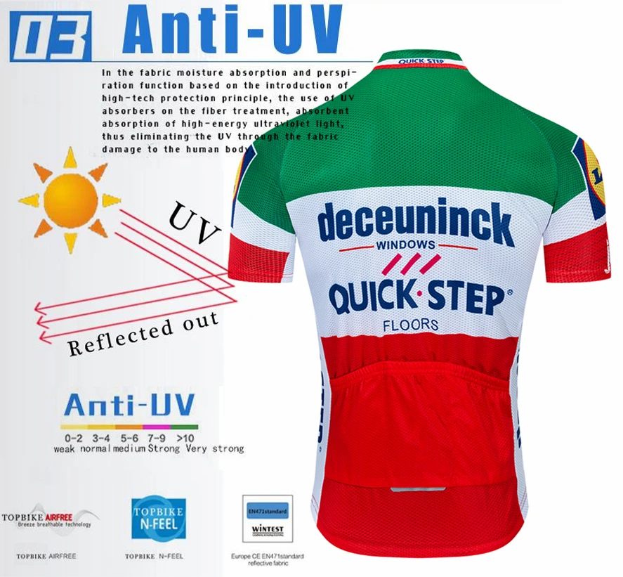 Pro Team Quick Step велосипедная майка 20D комплект велосипедной одежды Ropa cicissm велосипедная одежда Мужская короткая одежда Maillot Culotte