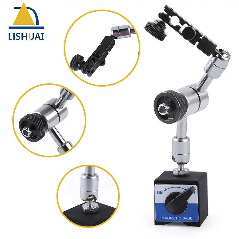 LISHUAI 50 кг Мини механический рычаг магнитный индикатор держатель YM-CZ