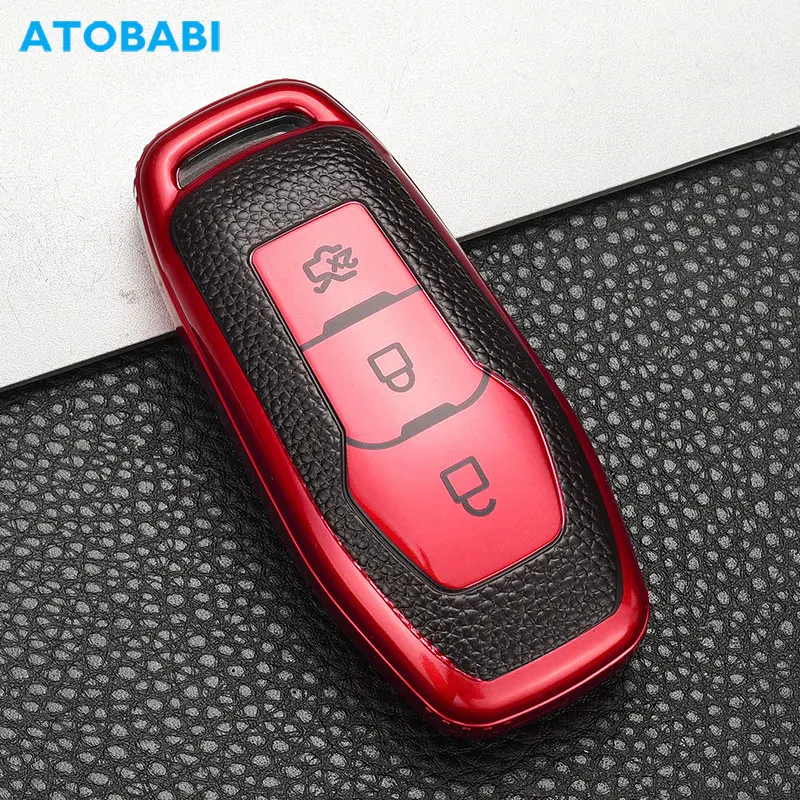

Чехол для автомобильного ключа из ТПУ для Ford Mondeo V Galaxy S-Max 2015 2016 2017 2018, защитный чехол для пульта дистанционного управления с 3 кнопками