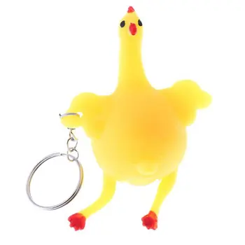 

Beautiful Vent Chicken Shape Keychain Women Key Ring Handbag Pendant Charming Bag Chain Bag Jewelry
