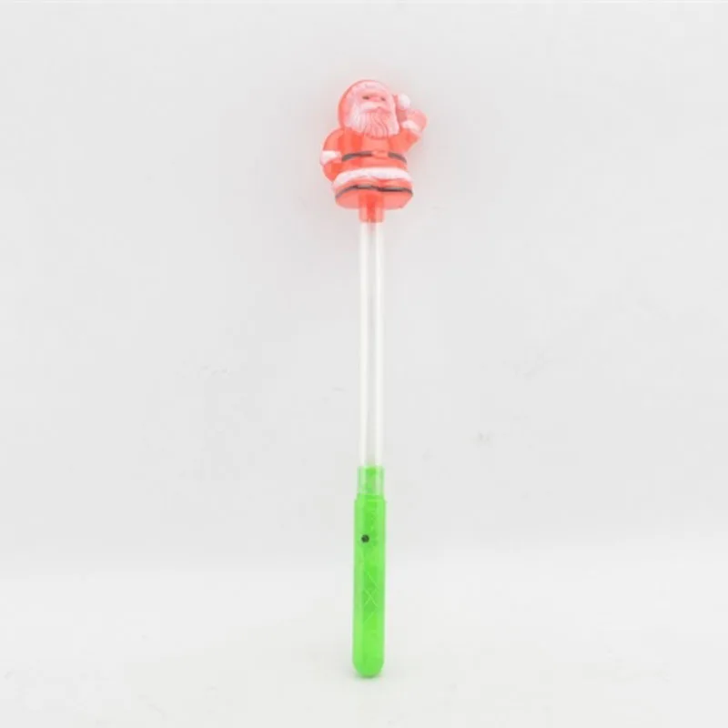 

Shining Santa Claus Snowman Stick Christmas Flash Stick Shining Rod Christmas Gift Colorful Shining Christmas Toy