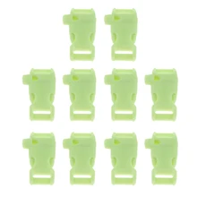 10 шт 4,5x2,5 см пластиковый свисток пряжка Паракорд Браслет Открытый Кемпинг аварийный выживания дорожные наборы