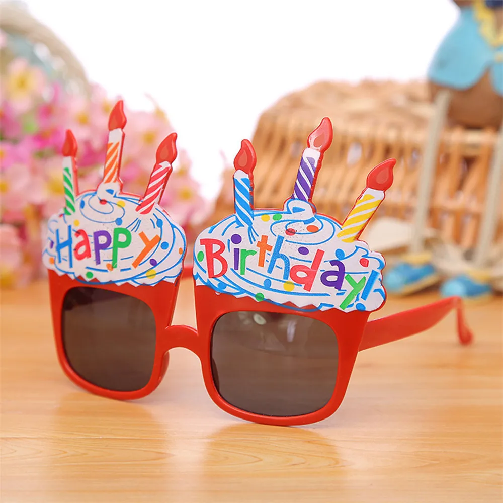 Забавные декоративные креативные очки, Веселый набор для фотосессии на день рождения, солнцезащитные очки, реквизит для дня рождения