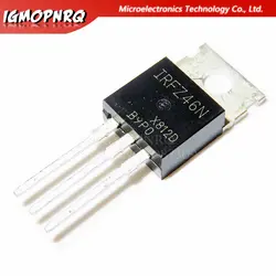 10 шт Бесплатная доставка IRFZ46N FZ46 IRFZ46NPBF MOSFET mosft 55 V 46A 16,5 МОМ 48nC новый оригинальный К-220