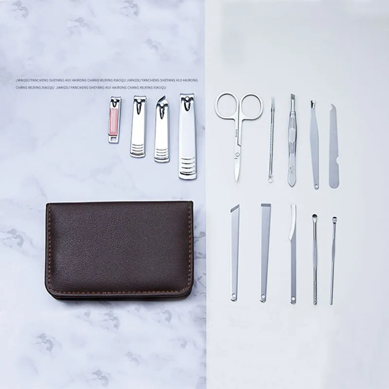 Cuidado de Segurança Pinça de Enfermagem Tesoura para o Bebê e Crianças Prego Clipper Trimmer Conjunto Peças Recém-nascidos Múmia Manicure 20 13 Cuidados c unhas
