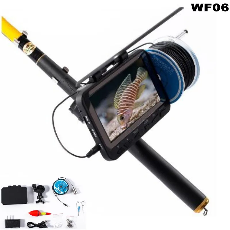 Профессиональный рыболокатор WF06 подводная рыболовная камера ЖК дисплей 4 3 дюйма
