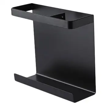 

1pc Non-perforated Refrigerator Side Wall Shelf Kitchen Magnetic Storage Rack